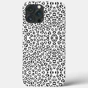 モノクロ アニマル プリント iPhone 13 PRO MAXケース