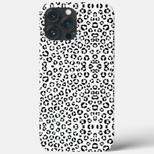 モノクロ アニマル プリント Case-Mate iPhoneケース (裏面)