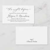 モノクロ ウェルカムトゥ ザ ナイトビフォア エンクロージャー (正面/裏面)