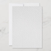 モノクロ シグネチャー 結婚式 Save the Date 招待状 (裏面)