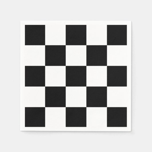モノクロ スタンダードカクテルナプキン (正面)