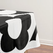 モノクロ ダイヤモンド チェック 花柄 テーブルクロス (インサイチュ)