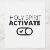 モノクロ ハリー・スピリット アクティベート アイコン ゴスペル グラフィックス ゴスペル ワインラベル (シングルラベル)