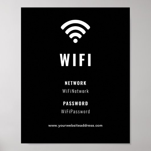 モノクロ ビジネス カンパニー 法人 WiFi ポスター (正面)