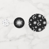 モノクロ ファンシー サン セレスト 誕生日 コンフェッティ (正面)