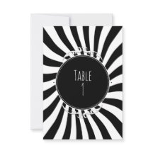 モノクロ ファン ウィムジカル ストライプ テーブル ナンバー