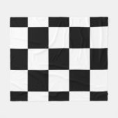モノクロ フリースブランケット (正面(横))