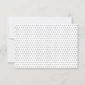 モノクロ モダン カラー ブロック 披露宴 招待状 (裏面)