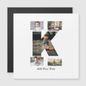 モノクロ レター K フォト コラージュ (正面/裏面)