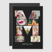 モノクロ レター M フォト コラージュ (正面/裏面)