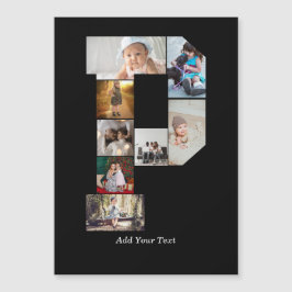 モノクロ レター P フォト コラージュ