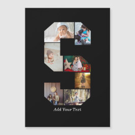 モノクロ レター S フォト コラージュ