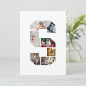 モノクロ レター S フォト コラージュ シーズンカード (スタンド正面)