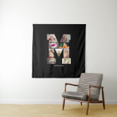 モノクロ レターM フォト コラージュ タペストリー (インサイチュ)