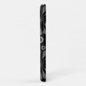 モノクロ レトロ フラワー Case-Mate iPhoneケース (裏面/右)