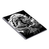 モノクロ・ワーウルフ・ムーン ノートブック (右側)