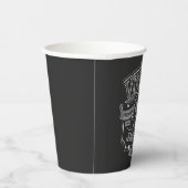 モノクロ ヴィンテージ 完璧な誕生日 紙コップ (右)