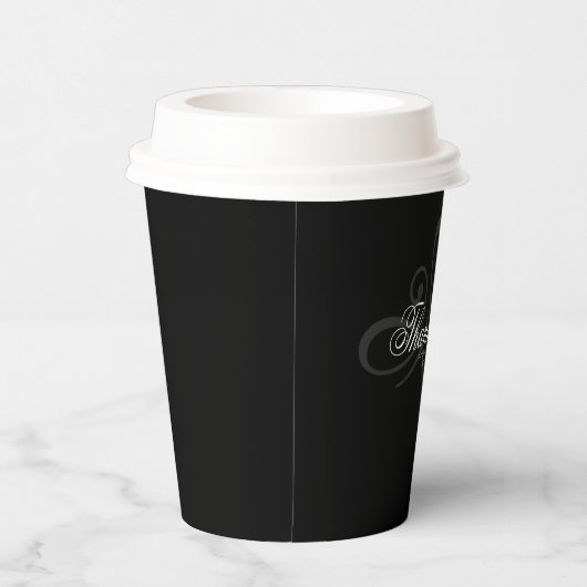 モノクロ 紙コップ (右)
