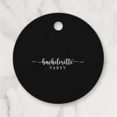 モノクロ 花の独身最後の夜 女子会 フェイバータグ (裏面)