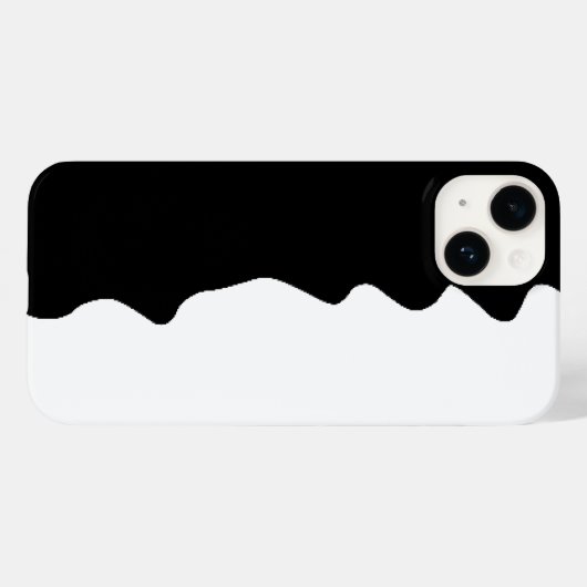 モノクロ Case-Mate iPhoneケース (裏面 (横))