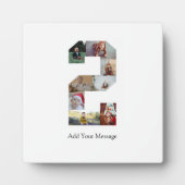 モノクロ　No.2　写真コラージュ フォトプラーク (正面)