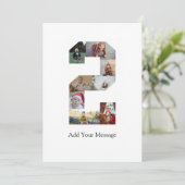 モノクロ　No.2　写真コラージュ 案内状 (スタンド正面)