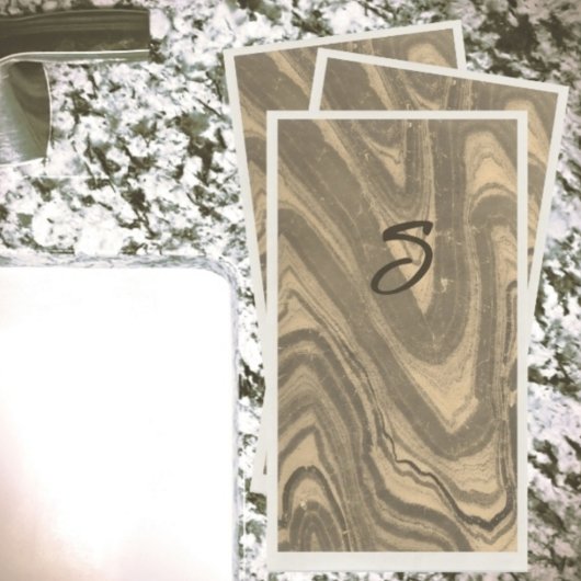 モノクロBeigeとTaupe自然抽象芸術