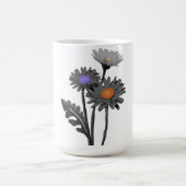 モノクロDaisys mug モーフィングマグカップ (中央)