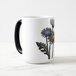 モノクロDaisys mug モーフィングマグカップ