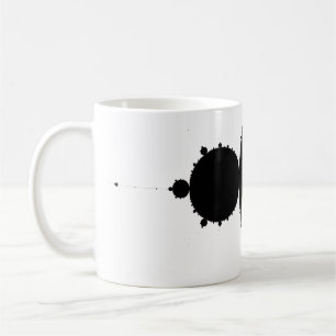 モノクロmandelbrot. コーヒーマグカップ