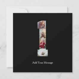 モノクロNo.1写真コラージュ シーズンカード