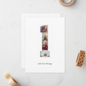 モノクロNo.1写真コラージュ ノートカード (正面/裏面インサイチュ)