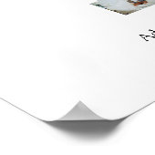 モノクロNo.1写真コラージュ ポスター (角)