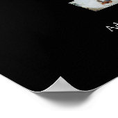 モノクロNo.1写真コラージュ ポスター (角)