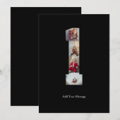 モノクロNo.1写真コラージュ 案内状 (正面/裏面)