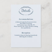 モノク素朴ロ結婚ー詳細 エンクロージャーカード (正面)