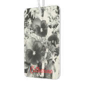 モノク芸術的ロPansy Florida自然写真 カーエアーフレッシュナー (左)