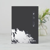 モノク頭が切れるロの輝くクリスマスライト 箔シーズンカード (立ち正面)