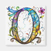 モノグお洒落ラムO マグネット (正面)