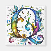 モノグお洒落ラムQ マグネット (正面)