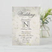 モノグエレガントラムフローラ水素朴色結婚のI 招待状 (スタンド正面)