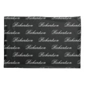 モノグエレガントラ結婚ム記念品 枕カバー (裏面)