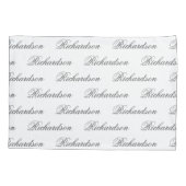 モノグエレガントラ結婚ム記念品 枕カバー (裏面)