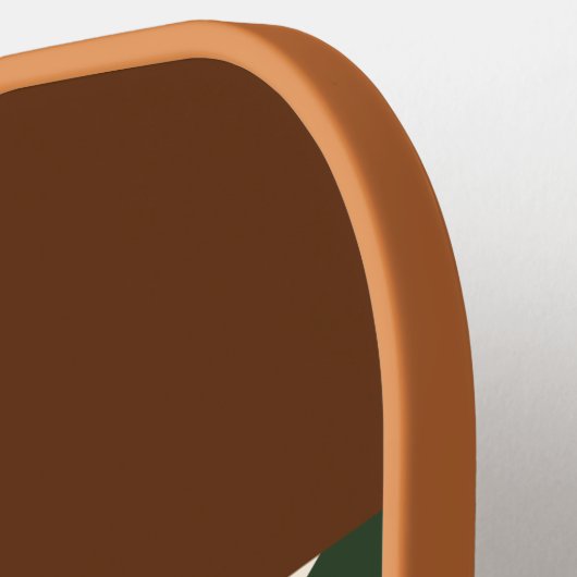 モノグエレガント市松模様にラムパーソナライズされた ピックルボールラケット (左詳細)