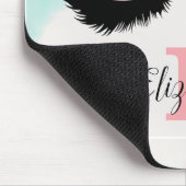 モノグカッコいいラムフェイク・ラッシュパーソナライズされた マウスパッド (コーナー)