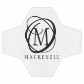 モノグスタイリッシュモダンラム名 サッカーボール (フラット)