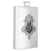 モノグパーソナライズされたラムイニシャル フラスク (右)