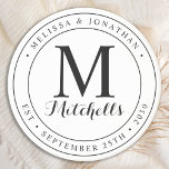 モノグパーソナライズされたラム名の日結婚付 コースター<br><div class="desc">これらのおもしろいモノグラム結婚コースターで仕上げtouchカスタムを追加する。全てのゲストへの結婚式の引き出物として完璧。カスタマイズ結婚式の引き出物はモノグラムのイニシャル、名前と日付。一致する結婚犬の発表と犬の結婚日付カードを保存するための私たちのコレクションを参照。COPYRIGHT © 2020 Judy Burrows, Black Dog Art - All Rights Reserved.パーソナライズされたモノグラム名結婚日付のコースター</div>