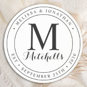 モノグパーソナライズされたラム名の日結婚付 コースター