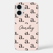 モノグモダンミニマルラムスタイリッシュ Case-Mate iPhoneケース (裏面)